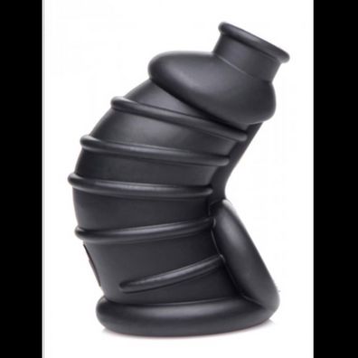 XR Brands - Dark Chamber - Silicone Chastity Cage