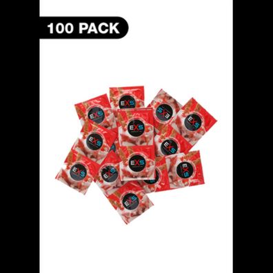 EXS - Strawberry - Condoms - 100 Pieces