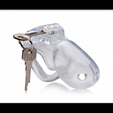 XR Brands - Clear Captor - Chastity Cage with Keys