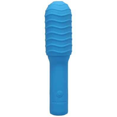 Doc Johnson - Elite - Mini Vibrator with Interchangeable Attachment - 4 / 10 cm