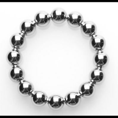XR Brands - Meridian - Cockring with Beads - M/ L