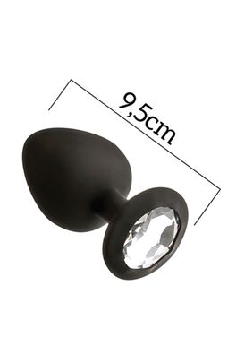 Attraction - MAI No.49 ANAL PLUG WITH STONE L BLAC