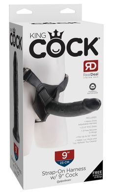 King Cock - Strap - on Harness with 9 Inch Cock - - Farbe: Naturfarben 1