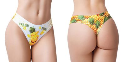 Memème FRESH SUMMER Pineapple Thong - (L, M, S)