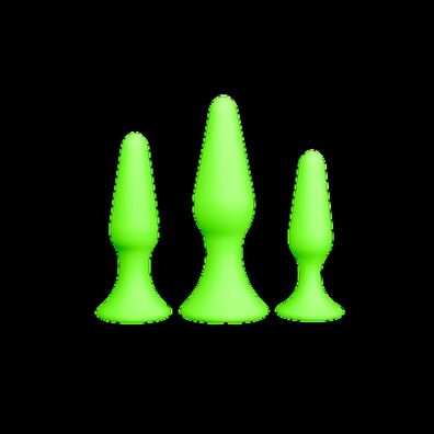 Ouch! by Shots - Butt Plug Set - Glow in the Dark