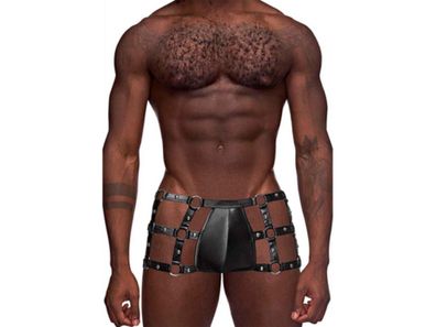 Male Power - Vulcan - Cut Out Cage Short - Black -