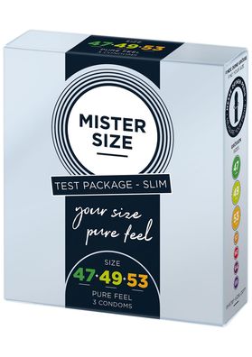 Mister Size - 47-49-53mm 3-pack - -