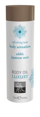 75 ml - Shiatsu Edible body oil Japanese Mint 75m