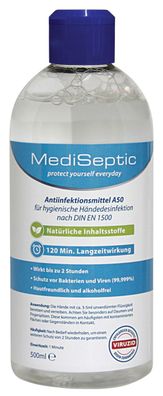 500 ml - MediSeptic Antiinfektionsmittel A 50 (50