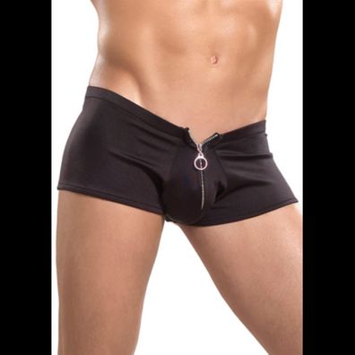 Male Power - Shorts with Zipper - Black - (L/ XL)