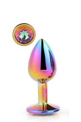 Dream Toys - Gleaming LOVE Multicolour PLUG LARGE
