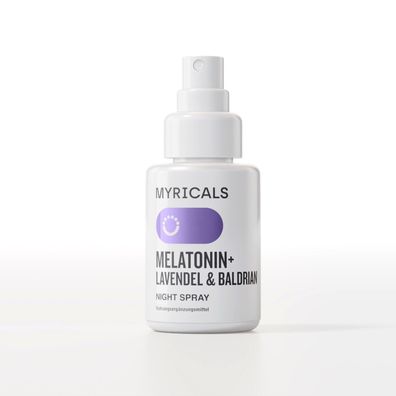 Melatonin Premium Night Spray mit Lavendel & Baldrian 30 ml = 214 Portionen