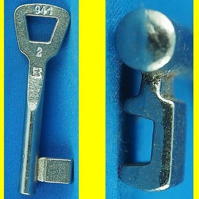 Börkey Einsteckschloss Schlüssel Serie 941 Profil 2 - System Kirchmann (Kima)
