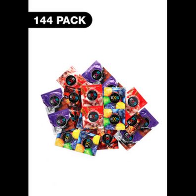 EXS - Mixed Flavors - Condoms - 144 Pieces
