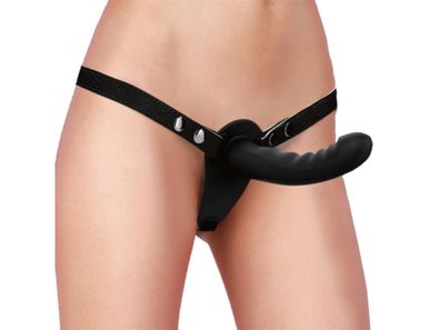 Ouch! by Shots - Silicone Ribbed Strap-On - Adjust