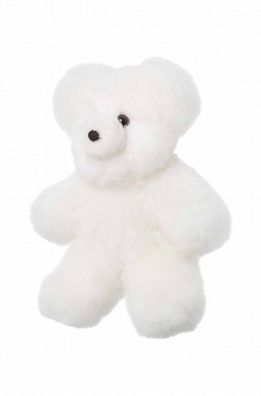 Fell-Teddy 50cm Alpaka-Kuscheltier von APU KUNTUR - Farbe: Weiß