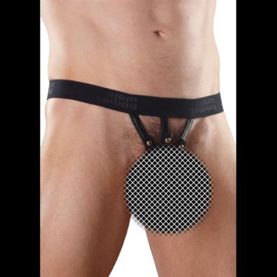 Male Power - Strappy String Thong - Black - (L, M, S