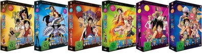 One Piece - TV Serie - Box 1-6 - Episoden 1-195 - DVD - NEU