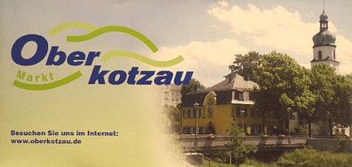 Stadtplan Ortsplan Faltplan Ortschaft Oberkotzau (Bayern) mit Regionalwerbung