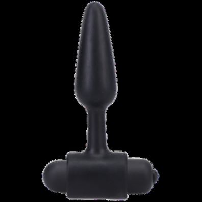 Doc Johnson - Vibrating Butt Plug - 3 / 8 cm - Bla