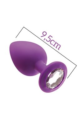Attraction - MAI No.49 ANAL PLUG WITH STONE L PURP