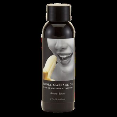 Earthly body - 60 ml - Banana Edible Massage Oil -