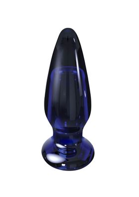 Toyjoy - Shining Vibrating Glass Plug - Blau -