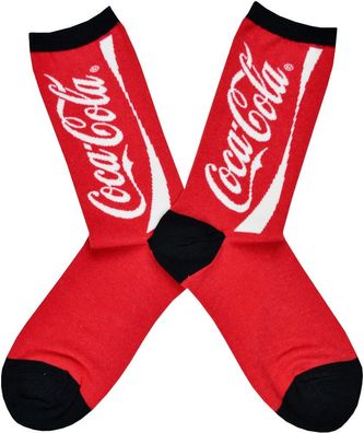 Coca-Cola Motiv Socken - Ikonische Prickelnde 360° Coca Cola Koffeinhaltige Socken