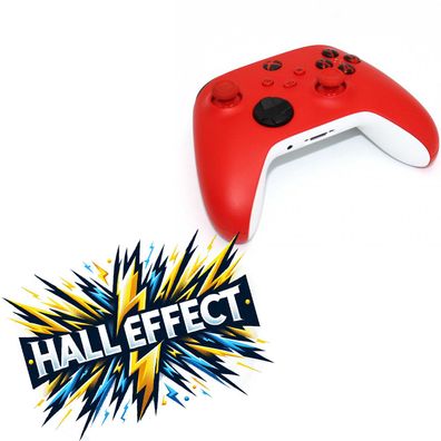 Microsoft - Xbox Wireless Controller Pulse Red + Halleffekt Halleffect Analog Sticks