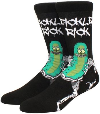 Rick & Morty Cartoon Socken - Pickle Rick 360° Motiv Lustige Heroes Socken Socks