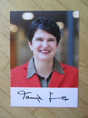 VfB Stuttgart Baden-Württemberg Ministerin CDU Tanja Gönner - handsign. Autogramm!!