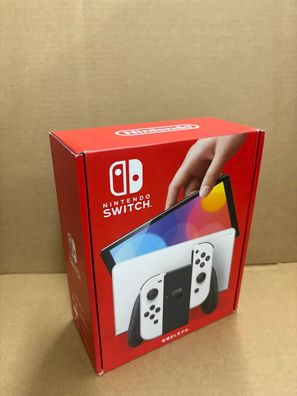 Nintendo Switch - OLED Modell mit weißem Joy-Con - nagelneu
