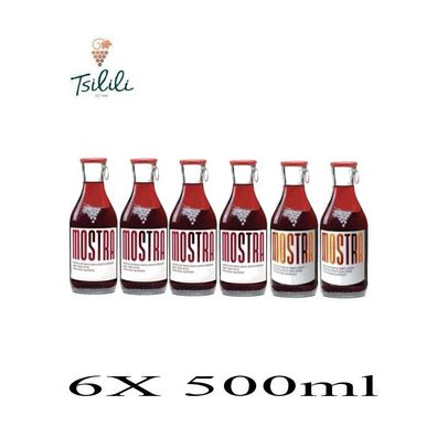 Tsilili Mostra Rotwein trocken 6x 500ml in der Karaffe mit easy open cap