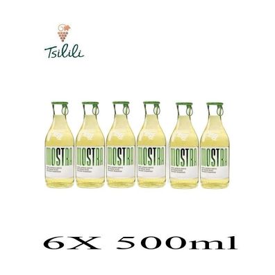 Tsilili Mostra Weißwein trocken 6x 500ml in der Karaffe mit easy open cap