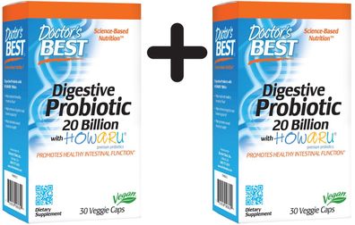 2 x Best Probiotic, 20 Billion CFU - 30 vcaps