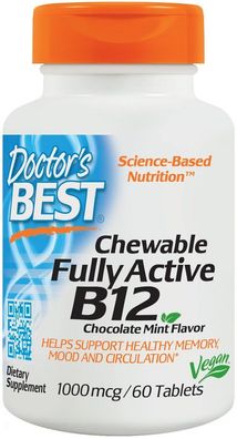 Chewable Fully Active B12 - 60 tabs