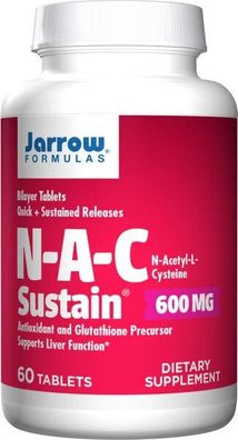 N-A-C Sustain, 600mg - 60 tabs
