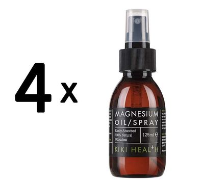 4 x Magnesium Oil Spray - 125 ml.