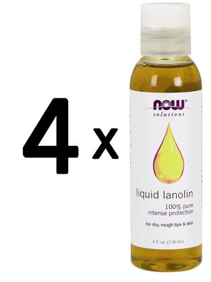4 x Lanolin, Pure Liquid - 118 ml.
