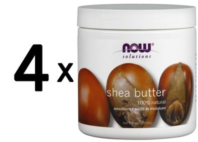4 x Shea Butter, Natural - 207 ml.