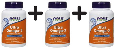 3 x Ultra Omega-3 - 90 Softgels