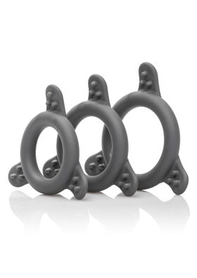 CalExotics - Pro Series Silicone Ring Set - Schwar