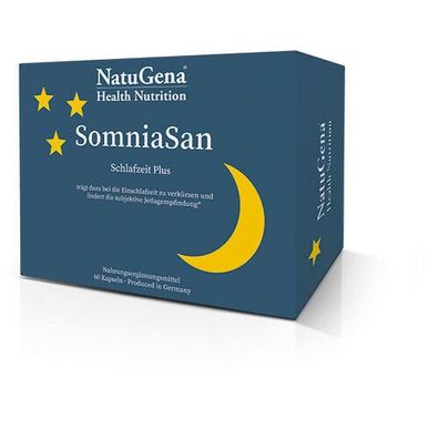 NatuGena SomniaSan Schlafzeit plus 60 Kapseln HPMC