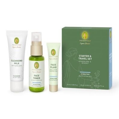 Primavera Starter und Travel Set Hydrating Organic Skincare