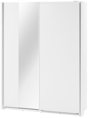 Schwebetürenschrank MAXI MX-03 Kleiderschrank 170x235x71 cm Schrank mit Spiegel Weß