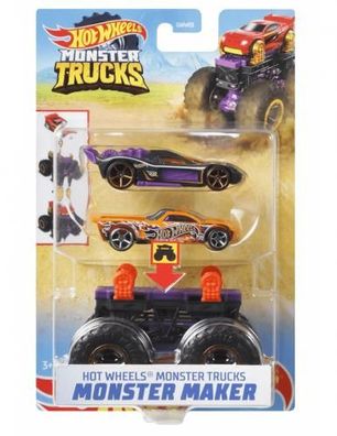 Mattel - Hot Wheels Monster Trucks Maker Bone Shaker / from Assort - Mattel - ...