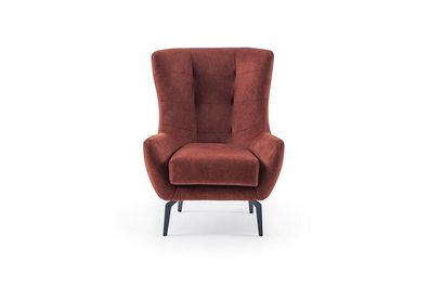 Chesterfield Design Modern Luxus 1-Sitzer Stoffsofa Wohnzimmer Lounge
