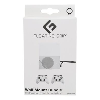 Floating Grips Xbox One S und Controller Wandhalterungen - Bundle (Weiß)