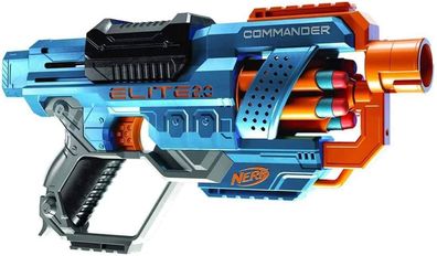 NERF Elite 2.0 Commander RD-6 Blaster Dart Blaster Rotationstrommel blau