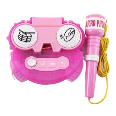 Teddies Karaoke-Mikrofon rosa